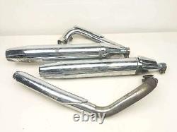 08 Yamaha V Star XVS 1100 Classic Full Exhaust Pipe Muffler Head Header