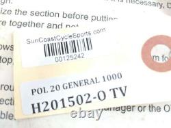 16-21 Polaris General 1000 Sport Exhaust Headers Head Pipe