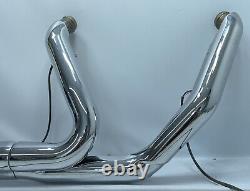 17+ Harley Davidson Touring M8 Exhaust Head Pipe Header Pipes Chrome Street Glid
