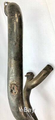 1970 Harley Davidson Shovelhead Flh Dual Exhaust Crossover Head Pipe For Kicker