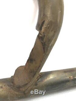 1970 Harley Davidson Shovelhead Flh Dual Exhaust Crossover Head Pipe For Kicker