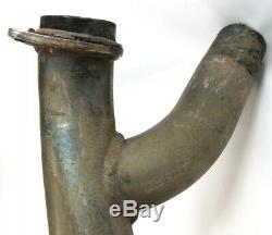 1970 Harley Davidson Shovelhead Flh Dual Exhaust Crossover Head Pipe For Kicker