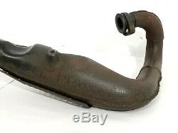 1976 Yamaha YZ80 Exhaust Pipe Head Pipe Muffler OEM 74-76 YZ 80