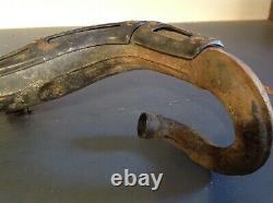 1979 79 Suzuki RM50 RM 50 exhaust head pipe heat guard shield complete OEM