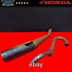 1984 Honda Atc 200x 83-85 Bassani Exhaust Head Pipe Header Muffler Silencer