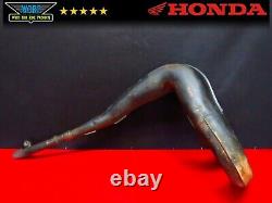 1984 Honda Cr500 Oem Exhaust Head Pipe Header Expansion Chamber