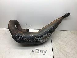 1986 Honda Atc250r Pipe Exhaust Silencer Head Expansion Chamber