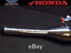 1988 Honda TRX250R Drag Pipe Expansion Chamber Exhaust Head Header Silencer