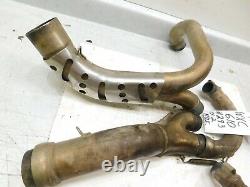 1993 Husqvarna WXE WXC 610 front exhaust header head pipes manifolds 1992