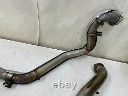 1994 Harley Flh Ultra Classic True Dual Exhaust Header Head Pipe Exhaust System