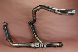 2000 2001 2002-2010 Harley Davidson Classic ROAD KING HEADER HEAD EXHAUST PIPE