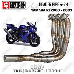 2000-2003 Yamaha YZF R1 Custom Exhaust Header Head Pipe Manifold Fit