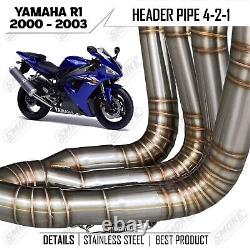 2000-2003 Yamaha YZF R1 Custom Exhaust Header Head Pipe Manifold Fit