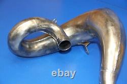 2001 01 CR250R CR 250 FMF Fatty Exhaust Head Pipe Header Expansion Chamber
