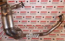 2001-2003 Ducati 748 916 996 998 exhaust pipe center section + pipes to heads
