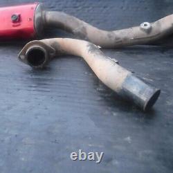 2001 Yamaha Yz250f Oem Stock Exhaust Head Pipe Muffler Silencer Yz 250f 01-02