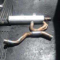 2004 Ktm 450 Sx Exhaust Fmf Powerbomb Head Pipe Muffler Spark Arrestor 04 05 06