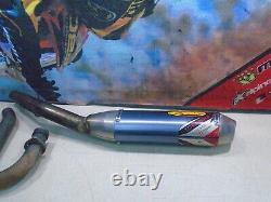 2005 Yamaha Yz 450f Exhaust Head Pipe & Silencer Fmf Power Case (d) 05 450f 450