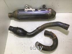 2007 07 KTM 450SXF 450 SX-F FMF Exhaust Header Head Mid Pipe Silencer Muffler