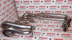 2008 Ducati Desmosedici RR D16RR exhaust pipe center section + ALL 4 head pipes