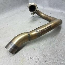 2011-2012 Honda CRF450R Yoshimura RS4 Titanium Exhaust Header Head pipe +springs