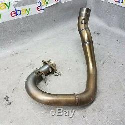 2011-2012 Honda CRF450R Yoshimura RS4 Titanium Exhaust Header Head pipe +springs