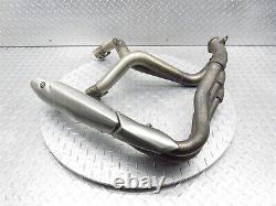 2012 09-12 Triumph 1050 Speed Triple R Exhaust Manifold Header Head Mid Pipe Lot