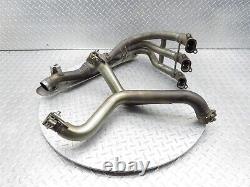 2012 09-12 Triumph 1050 Speed Triple R Exhaust Manifold Header Head Mid Pipe Lot