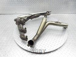 2012 09-12 Triumph 1050 Speed Triple R Exhaust Manifold Header Head Mid Pipe Lot