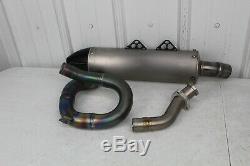 2013 YZ450F Doctor DR D Ti Head Mid Pipe Silencer Exhaust YZ450 YZ 450 10 13