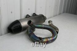 2013 YZ450F Doctor DR D Ti Head Mid Pipe Silencer Exhaust YZ450 YZ 450 10 13