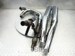 2014 12-15 Moto Guzzi California 1400 Custom Exhaust Mufflers Head Pipe Manifold