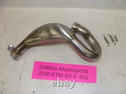 2020 Ktm Sxf 450 New Oem Front Exhaust Header Head Pipe Manifold 79505007100