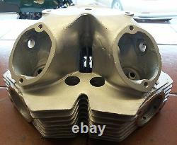 3792 Cylinder Head 650ss Racer Converted To Flange Fitting Exhaust Pipes