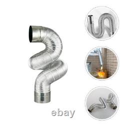 4 Pack Kitchen Vent Hose Flexible Exhaust Pipe Chimney Steel Head Stainless