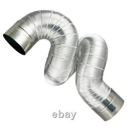 4 Pack Kitchen Vent Hose Flexible Exhaust Pipe Chimney Steel Head Stainless