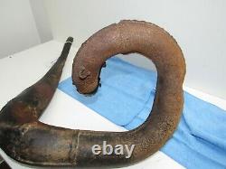 83 84 Suzuki Rm 500 Rm500 Oem Exhaust Head Pipe Chamber Model D 14310-14262