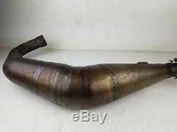 85 86 Atc250r Honda Side Exit Drag Exhaust Head Pipe Muffler 1985 1986 250r Atc