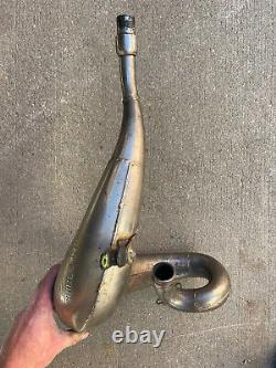 95-06 Kawasaki KDX200 KDX220R FMF Gnarly Exhaust Head Pipe Expansion Chamber