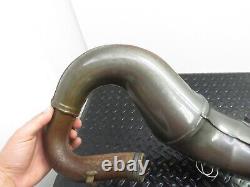 98-13 Kawasaki Kx 100 Kx 85 Oem Stock Exhaust Pipe Head Pipe Chamber 18120-1081