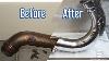 Amazing Motorcycle Exhaust Pipe Polish And Transformation Do It Yourself