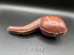 Antique Meerschaum Lions Head Pipe