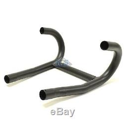 BMW 85-89 Stock OE Factory Replica Black 38mm Exhaust Header Head Pipes