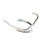 Bmw R80 R100 85-89 Chrome 1.5 2-into-1 Exhaust Header Head Pipes