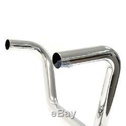 BMW R80 R100 85-89 Chrome 1.5 2-Into-1 Exhaust Header Head Pipes