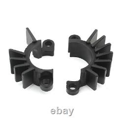 Black Exhaust Pipe Head Heat Sink Fixing Clips For SCRAMBLER 1200 XE 2019-2023