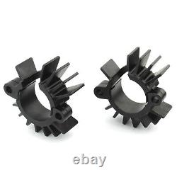 Black Exhaust Pipe Head Heat Sink Fixing Clips For SCRAMBLER 1200 XE 2019-2023