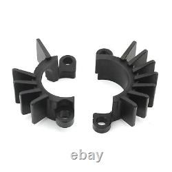 Black Finned Exhaust Pipe Head Heat Sink Fixing Clips For STREET CUP 2017-2018