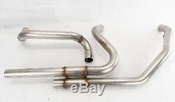 Black S&S Power Tune Crossover Headers Exhaust Head Pipes 95-2008 Harley Touring