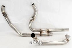 Black S&S Power Tune Crossover Headers Exhaust Head Pipes 95-2008 Harley Touring